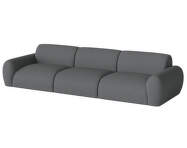 Třímístná pohovka Núvol, dark grey
