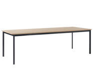 Jídelní stůl Drip HW117, black/lacquered oak