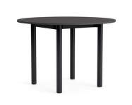 Stůl Annex Round Ø110, black oak/dark grey