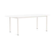 Stůl Annex Oblong 220x95, cream white/white laminate