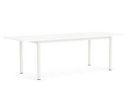 Stůl Annex Overhang 240x90, cream white/white laminate