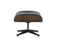 Ottoman Eames Lounge Walnut Dark, Leather Natural F68 chocolate
