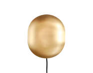 Nástěnná lampa Clam, brass