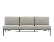 Pohovka Settle Sofa 3-Seater bez područek, Ribbed Weave 2/dark green