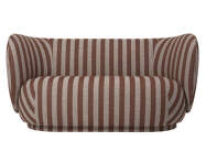 Sofa Rico 2, Louisiana sand / chocolate