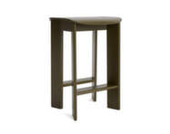 Barová stolička Chisel 30 H65, green umber lacquered beech