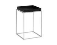 Stolek Tray Table 30x30 High, black / silicone coated steel