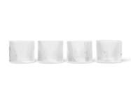 Sklenice Ripple Low set 4ks, clear
