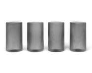 Sklenice Ripple Verrines set 4ks, smoked grey