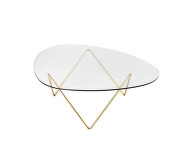 Stolek Pedrera Coffee Table, brass