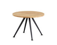 Konferenční stolek Pyramid Coffee Table 51, Ø60 x 44 cm, black powder coated steel / oiled solid oak
