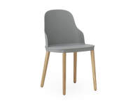 Židle Allez Chair Oak, grey