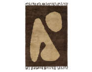 Koberec Abstract Rug Large, Brown/Off-white