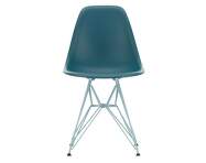 Židle Eames DSR RE, sea blue / sky blue