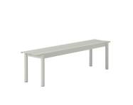 Lavice Linear Steel Bench 170 cm, grey