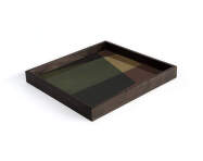 Tác Angle Glass Tray Square S, slate