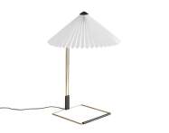 Stolní lampa Matin 380, polished brass / white