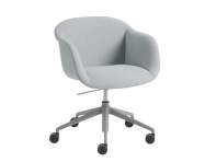 Židle Fiber Soft Armchair Swivel Base w. Gas Lift, Castors and Tilt, Ecriture 710 / grey