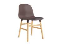 Židle Form, brown/oak