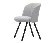 Čalouněná jídelní židle Mikado Side Chair Aluminium, cream/sierra grey