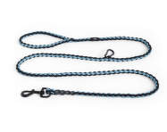 Nastavitelné vodítko Dogs Leash Braided, blue/black