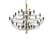 Lustr 2097/30 Clear Bulbs, brass