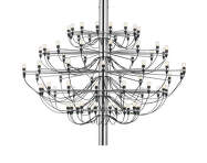 Lustr 2097/75 Clear Bulbs, chrome