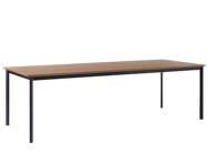 Jídelní stůl Drip HW117, black/lacquered walnut