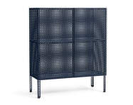 Skříňka Perforated Cabinet Floor Medium, steel blue