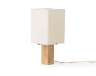 Stolní lampa Nonna H49, travertine