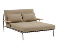 Lehátko Settle Lounge Bed, Ribbed Weave 5/taupe