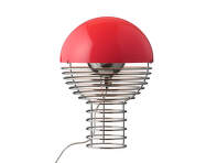 Stolní lampa Wire 30, chrome/red