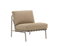 Křeslo Settle Lounge Chair bez područek, Ribbed Weave 5/taupe