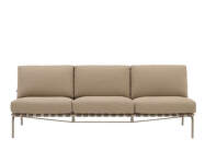 Pohovka Settle Sofa 3-Seater bez područek, Ribbed Weave 5/taupe