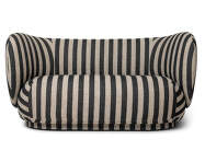 Sofa Rico 2, Louisiana sand / black