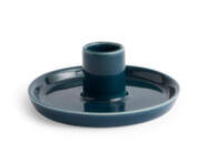 Svícen Disc Small, dark teal