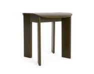 Stolička Chisel 10, green umber lacquered beech