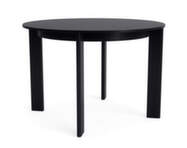 Jídelní stůl Chisel 25 Round Ø110, black lacquered oak