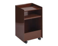 Stolek Folded Trolley Low Open, dark red