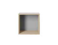 Policový díl Stacked medium, oak / grey