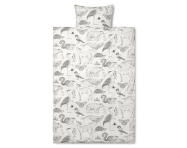 Povlečení Katie Scott Animals, off-white