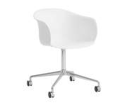 Židle Elefy JH36, white/polished aluminium
