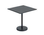 Stolek Linear Steel Café Table 70x70, black