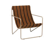 Křeslo Desert Lounge Chair, cashmere/stripes