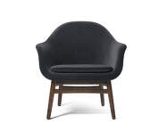 Křeslo Harbour Lounge Chair, dark stained oak/Fiord 981