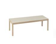Konferenční stolek Workshop 120x43, warm grey linoleum / oak