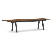 Stůl Boa 350x110x75 cm, charcoal / walnut