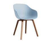 Židle AAC 222 Lacquered Walnut Veneer, slate blue