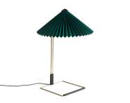 Stolní lampa Matin 380, polished brass / green