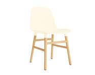 Židle Form, cream/oak